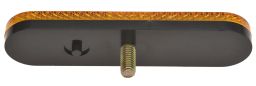 Odrazka obdĺžniková, Q-TECH (oranžová, sa zajišťovacím čapom, 95 x 23 mm)