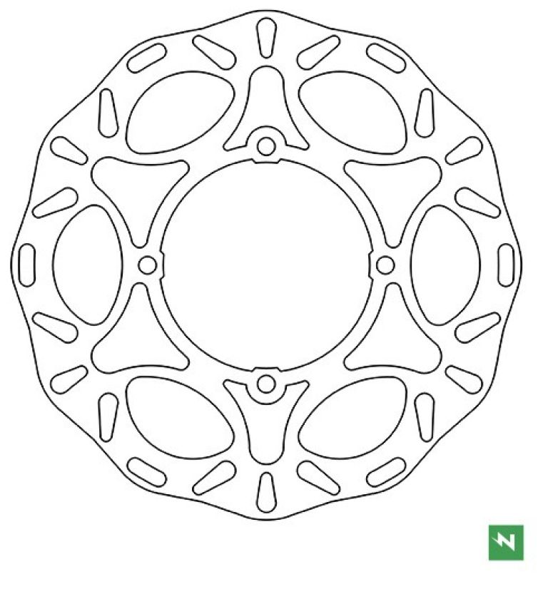 Brzdový kotúč plávajúce (priemer 270 mm), NEWFREN