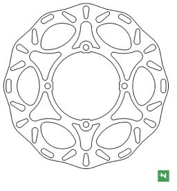 Brzdový kotúč plávajúce (priemer 270 mm), NEWFREN