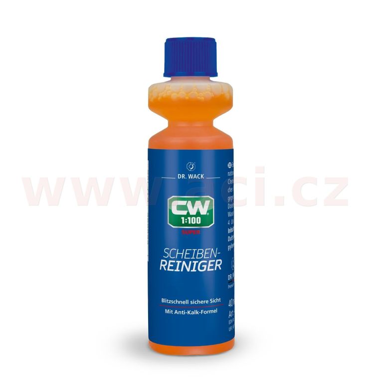 Dr. Wack kapalina do ostřikovačů malé balení (koncentrát 1:100, 40 ml = až 4 l) Super Screenwash