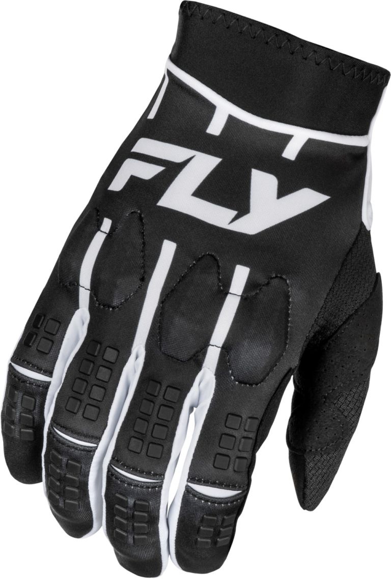 Rukavice EVOLUTION DST, FLY RACING - USA 2025 (černá/bílá)