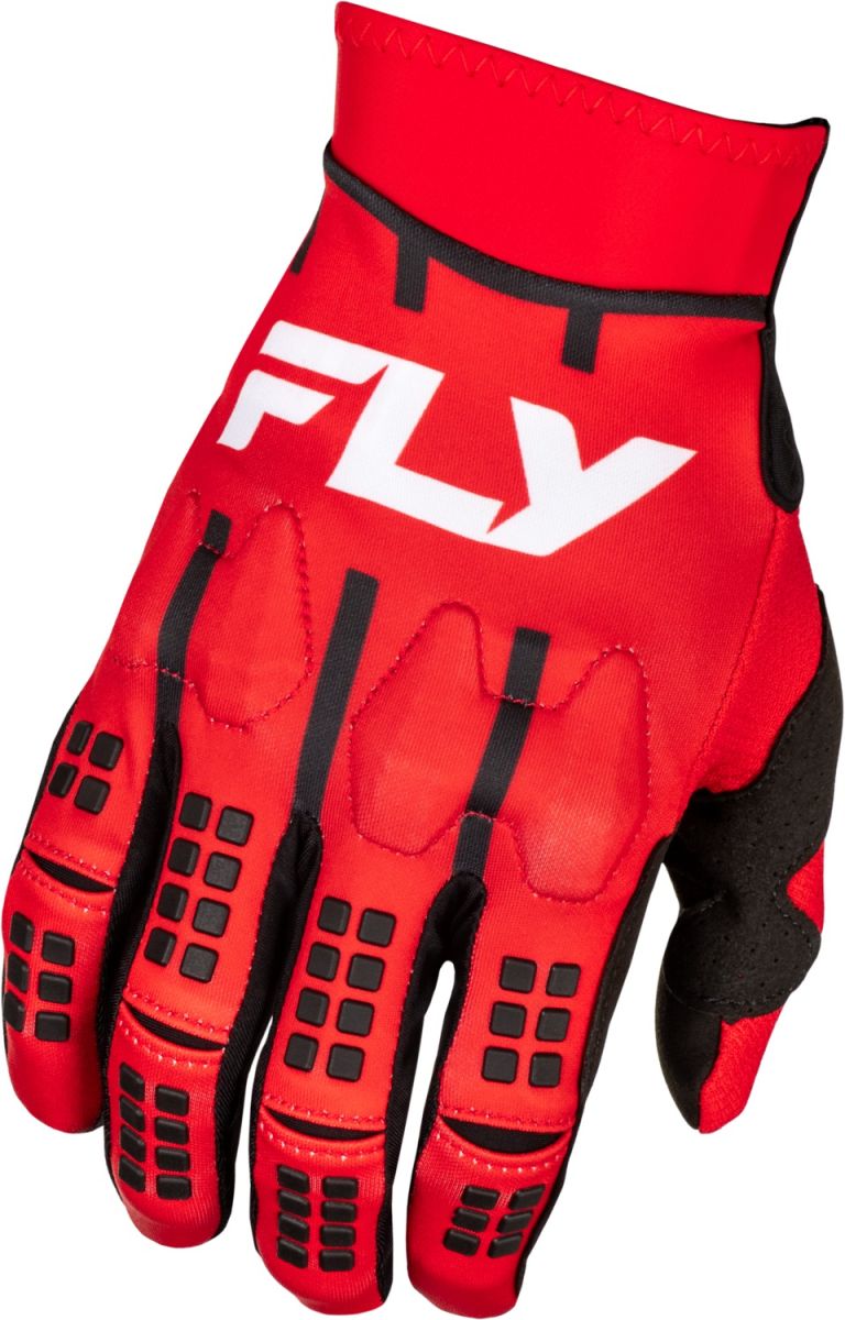 Rukavice EVOLUTION DST, FLY RACING - USA 2025 (červená/bílá/černá)