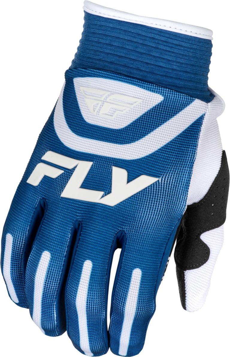 Rukavice F-16. FLY RACING - USA 2025 (modrá/bílá)