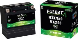 Lítiová batérie& LiFePO4& YTX7A-BS, YTX9-BS, YTZ10S-BS& FULBAT& 12V, 3Ah, 180A, hmotnosť 0,65 kg, 150x87x93