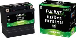 Lítiová batérie& LiFePO4& YTX12-BS, YTX14-BS, YTZ12S-BS, YTZ14S-BS& FULBAT& 12V, 8Ah, 480A, hmotnosť 1,20 kg, 150x87x93