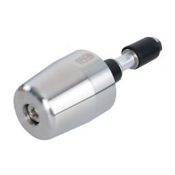 Závažia riadidiel BAR END s redukciou pre vnútorný priemer 13 a 18 mm (vonkajší 22 a 28,6 mm), OXFORD (strieborné, pár)