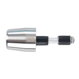 Závažia riadidiel BAR END s redukciou pre vnútorný priemer 13 a 18 mm (vonkajší 22 a 28,6 mm), OXFORD (strieborné, pár)