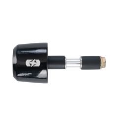 Závažia riadidiel BAR END s redukciou pre vnútorný priemer 13 a 18 mm (vonkajší 22 a 28,6 mm), OXFORD (čierne, pár)