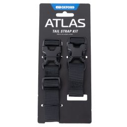 Zavazadlové popruhy Atlas advanced tail straps kit, OXFORD (čierna)