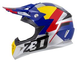 Prilba X1.9 TENDO, ZED (modrá perleť/červená/žlutá/stříbrná) 2025