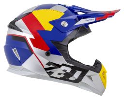 Prilba X1.9 TENDO, ZED (modrá perleť/červená/žlutá/stříbrná) 2025