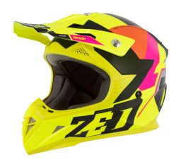 Prilba X1.9 TENDO, ZED (žltá fluo/růžová/oranžová/černá) 2025