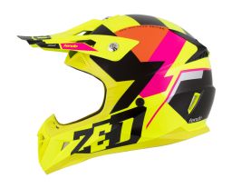 Prilba X1.9 TENDO, ZED (žltá fluo/růžová/oranžová/černá) 2025