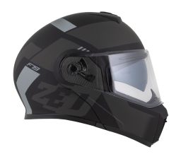 Prilba F19, ZED (čierna matná/tmavě šedá) 2025