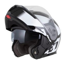 Prilba F19, ZED (černá/bílá/šedá) 2025