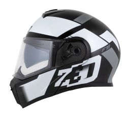 Prilba F19, ZED (černá/bílá/šedá) 2025