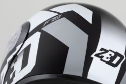 Prilba F19, ZED (černá/bílá/šedá) 2025