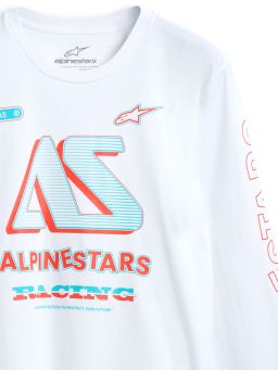 Triko AYESS CSF dlhý rukáv, ALPINESTARS (biela)