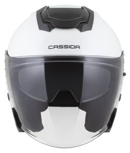 Prilba Jet Tech 2.0 Solid, CASSIDA (bílá/černá/šedá) 2025