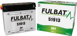 Batérie 12V, 51913, 19Ah, 210A, konvenčné 186x82x171, FULBAT (vr. balenie elektrolytu)