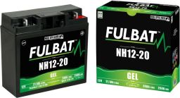 Batérie 12V, NH12-20 gél, 20Ah, 250A, bezúdržbová gél technológie 186x82x171 FULBAT (aktivovaná ve výrobe)