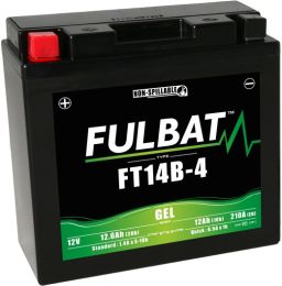 Batérie 12V, YT14B-4 gél, 12Ah, 210A, bezúdržbová gél 150x69x145, FULBAT (aktivovaná ve výrobe)