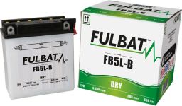 Batérie 12V, YB5L-B (12N5-3B), 5Ah, 65A, konvenčné 120x60x130 FULBAT(vč. balenie elektrolytu)