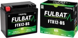 Batérie 12V, YTX12-BS gél, 10Ah, 180A, bezúdržbová gél technológie 150x87x130 FULBAT (aktivovaná ve výrobe)