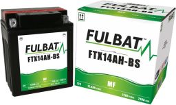 Batérie 12V, YTX14AH-BS, 12Ah, 210A, bezúdržbová MF AGM 135x90x167 FULBAT (vr. balenie elektrolytu)