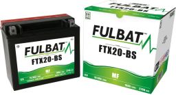 Batérie 12V, YTX20-BS, 18Ah, 270A, bezúdržbová MF AGM 175x87x155 FULBAT (vr. balenie elektrolytu)