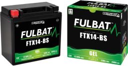Batérie 12V, YTX14-BS gél, 12Ah, 200A, bezúdržbová gél technológie 150x87x145, FULBAT (aktivovaná ve výrobe)