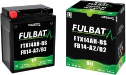 Batérie 12V, YB14-A2 gél (12N14-4A) 14Ah, 175A, bezúdržbová gél technológie 135x90x167 FULBAT (aktivovaná ve výrobe)