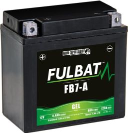 Batérie 12V, YB7-A gél, 12V, 8Ah, 120A, bezúdržbová gél technológie 135x75x133 FULBAT (aktivovaná ve výrobe)