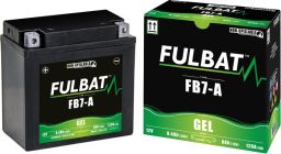 Batérie 12V, YB7-A gél, 12V, 8Ah, 120A, bezúdržbová gél technológie 135x75x133 FULBAT (aktivovaná ve výrobe)