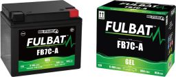 Batérie 12V, YB7C-A gél, 8Ah, 85A, bezúdržbová gél technológie 129x89x114 FULBAT (aktivovaná ve výrobe)