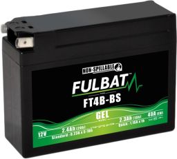 Batérie 12V, YT4B-BS gél, 12V, 2.3Ah, 40A, bezúdržbová gél technológie 113x38x85 FULBAT (aktivovaná ve výrobe)