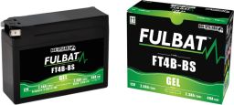 Batérie 12V, YT4B-BS gél, 12V, 2.3Ah, 40A, bezúdržbová gél technológie 113x38x85 FULBAT (aktivovaná ve výrobe)