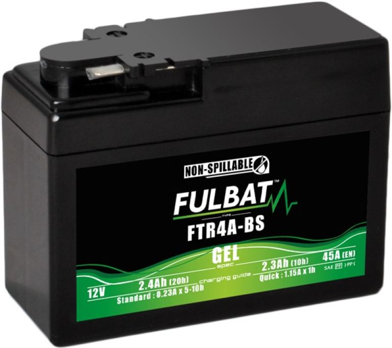 Batérie 12V, YTR4A-BS gél, 12V, 2.3Ah, 45A, bezúdržbová gél technológie 113x48x85 FULBAT (aktivovaná ve výrobe)