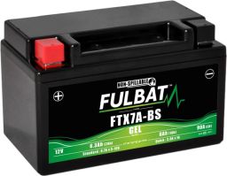 Batérie 12V, YTX7A-BS gél, 12V, 6Ah, 90A, bezúdržbová gél technológie 150x87x93 FULBAT (aktivovaná ve výrobe)