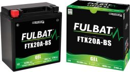 Batérie 12V, YTX20A-BS gél, 12V, 18Ah, 270A, bezúdržbová gél technológie 150x87x161 FULBAT (aktivovaná ve výrobe)