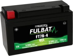 Batérie 12V, YT7B-4 gél, 12V, 6.5Ah, 110A, bezúdržbová gél technológie 150x65x93 FULBAT (aktivovaná ve výrobe)