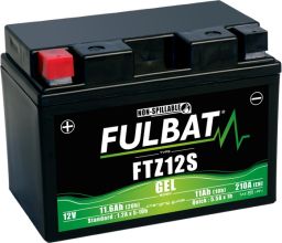 Batérie 12V, YTZ12S gél, 12V, 11Ah, 210A, bezúdržbová gél technológie 150x88x110 FULBAT (aktivovaná ve výrobe)