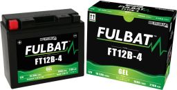 Batérie 12V, YT12B-4 gél, 12V, 10Ah, 210A, bezúdržbová gél technológie 150x69x130 FULBAT (aktivovaná ve výrobe)