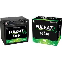 Batérie 12V, 53034 gél, 30Ah, 300A, bezúdržbová gél technológie 178x123x166 FULBAT (aktivovaná ve výrobe)