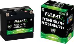 Lítiová batérie& LiFePO4& YTX4L-BS, YTX5L-BS, YTZ5S-BS& FULBAT& 12V, 3Ah, 180A, hmotnosť 0,60 kg, 107x56x85