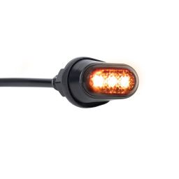 Smerovka LED DarkEye, OXFORD (čierna)