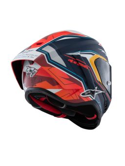Prilba SUPERTECH R10 limitovaná edícia PEDRO ACOSTA, ALPINESTARS (modrá/červená/bílá matná) 2025