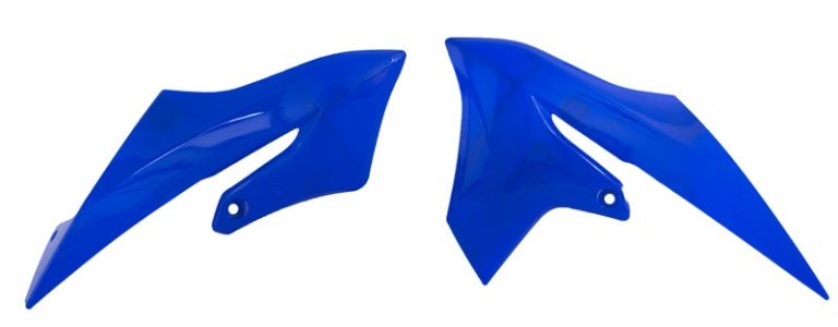 Spojlery chladiča YAMAHA, RTECH (modré, pár)
