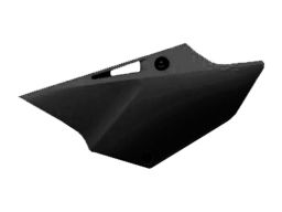 Bočné číslové tabuľky YAMAHA, RTECH (čierne, pár)