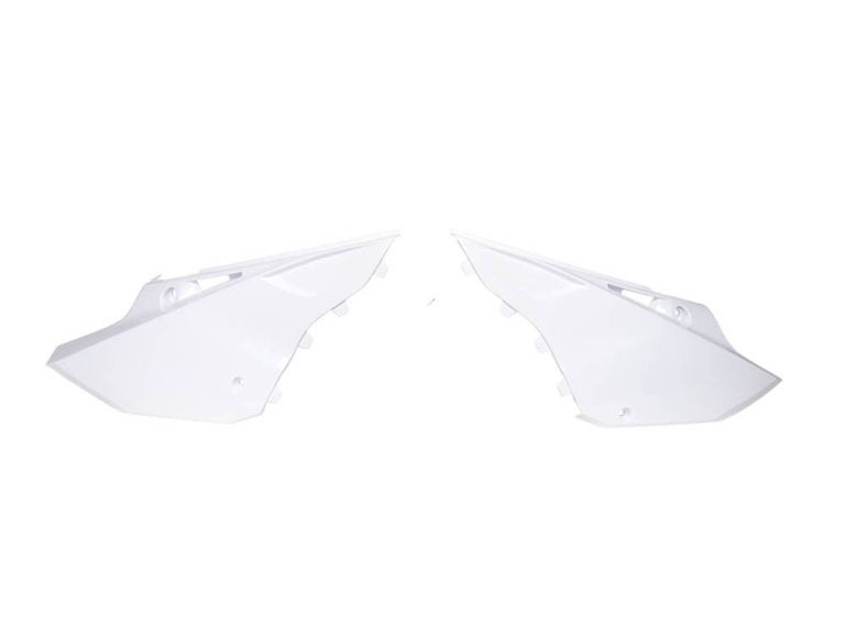 Bočné číslové tabuľky YAMAHA, RTECH (biele, pár)